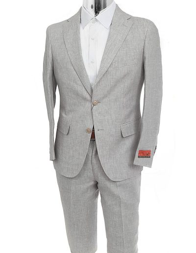 Stone Grey Linen Suit